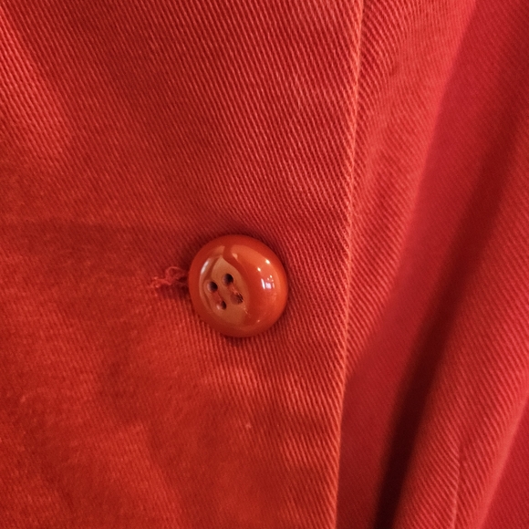 Anthropologie red double breasted coat - Picture 7 of 11